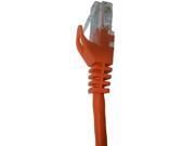 CAT6 25 Orange Mold Injection Snagless Patch Cord ST AWG23 UTP 074 871 25OR