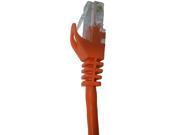 CAT5E 14 Orange Mold Injection Snagless Patch Cord ST AWG24 UTP 072 637 14OR