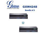 Grandstream GXW4248 48 Ports FXS Analog PBX VoIP Gateway Bundle of 2