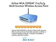 Airlive WLA 5200AP 802.11a b g Multi function Dual Band Wireless Access Point