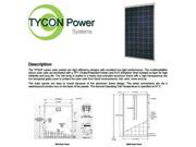 Tycon Power Systems TPSHP 24 250 250W 24V Solar Panel 66 x 39.4