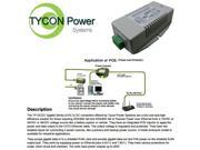 Tycon Power TP DCDC 4856GD VHP 36 72VDC In 56VDC 70W 2 Ch 802.3at Out DCDC
