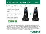 Yealink W52H 2 PACK SIP Cordless VoIP Phone System for Business Solutions