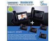 Grandstream GXV3275 6 UNITS 6 lines Multimedia IP Phone VoIP and Devices