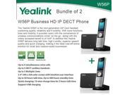 Yealink W56P Bundle of 2 Business HD IP DECT Phone and Base Unit PoE Voicemail