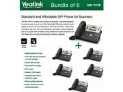 Yealink SIP T27P 6 PACK Enterprise HD IP Phone 6 line LCD XML Browser POE