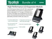 Yealink EXP40 4 PACK LCD Expansion Module for SIP T46G and SIP T48G