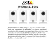 AXIS M1025 4 PACK 0555 004 HDTV 1080p Camera with HDMI and edge storage PoE