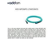 AddOn 25m MPO OM3 Aqua Patch Cable Patch cable MPO multi mode F to MP it may take up to 15 days to be received