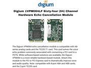 Digium 1VPM064LF Sixty four 64 Channel Hardware Echo Cancellation Module