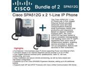 Cisco SPA512G 2 PACK IP Phone for Business or a Home Office