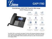 Grandstream GXP1780 Powerful Mid range HD IP Phone 8 Line 4SIP accounts