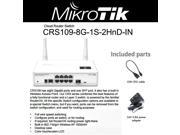 Mikrotik CRS109 8G 1S 2HnD IN 1000mW Cloud Router Gigabit Switch SFP PoE OSL5