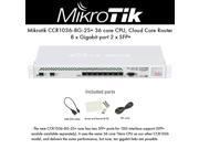 Mikrotik CCR1036 8G 2S 36 core CPU Cloud Core Router 8x Gigabit ports 4GB
