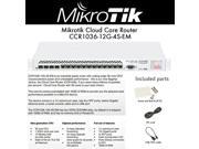 Mikrotik CCR1036 12G 4S EM Cloud Core Gigabit Router 12 ports 36 core CPU 16GB