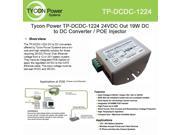 Tycon Power TP DCDC 1224 9 36VDC In 24VDC Out 19W DC to DC Conv POE Ins
