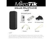 Mikrotik wall AP black wifi outdoor access point 2.4Ghz 11b g n PoE OSL4