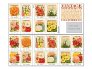 Vintage Seed Packets Sheet of 20 x Forever U.S. Postage Stamps