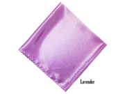Men s Solid 17 X 17 Inch Pocket Square Lavender