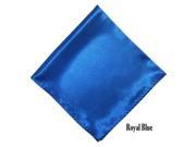 Men s Solid 17 X 17 Inch Pocket Square Royal Blue