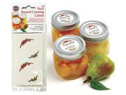 Round Canning Labels 24 Pk