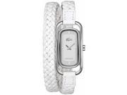 Women s White Lacoste Sienna Braided Strap Watch 2000739