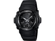 Casio G Shock Blackout Solar Atomic Watch AWGM100B 1A