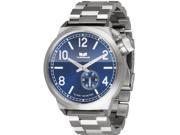 Men s Vestal Canteen Metal Blue Dial Watch CTN3M03