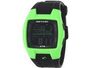 Rip Curl Black And Green Trestles Oceansearch Tide Watch A1015 FGR