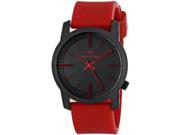 Men s Rip Curl Cambridge Silicone Strap Surf Watch A2698 RED