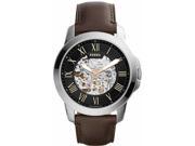 Men s Fossil Grant Automatic Skeleton Watch ME3100