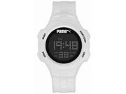 Unisex Puma Loop Chronograph Digital White Silicone Watch PU911301004