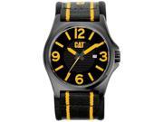 Men s Caterpillar DP XL Leather Strap Watch PK16161137