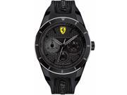 Men s Black Scuderia Ferrari Redrev T Multi Function Watch 830259