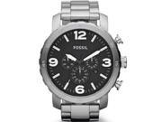 Fossil Nate Chronograph Stainless Steel Mens Watch JR1353