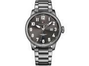 Men s Tommy Hilfiger Casual Sport Grey Steel Watch 1791313