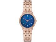 Women s DKNY Park Slope Rose Gold Steel Crystallized Watch NY2573