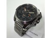 Men s Gunmetal Diesel Ironside Chronograph Watch DZ4363