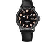 Men s Tommy Hilfiger Casual Sport Leather Strap Watch 1791314