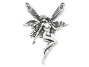 Sterling Silver Antiqued Fairy Pin