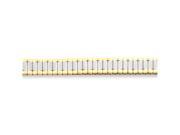 Ladies Long 9 13mm Two tone Expansion Watch Band