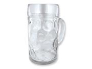 1 Liter Isar Glass Mug dimpled