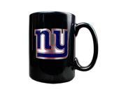 New York Giants 15oz Black Ceramic Mug