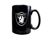 Oakland Raiders 15oz Black Ceramic Mug