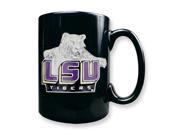 Louisiana State University 15oz Black Ceramic Mug