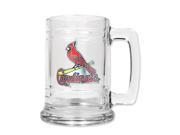 St Louis Cardinals 15oz Glass Tankard