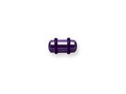 Plated SGSS Plug w Rounded Purple Ends 2G