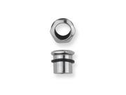 Stainless Stl Plugs Flesh Tunnel Hardware Theme 00G 9.246mm Hex Nut He