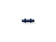 Plated SGSS Plug w Rounded Ends 10G 2.6mm 1 2 13mm Long Cobalt Blue