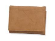 Mens Tan Leather Tri fold Wallet